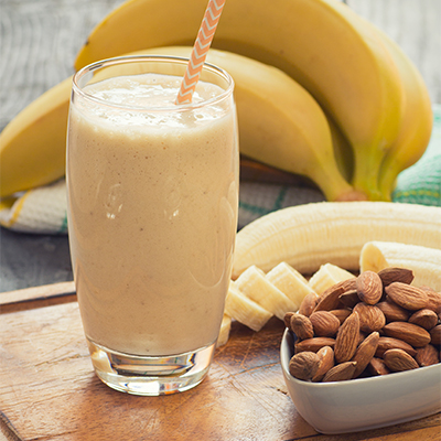Protein Shake –  Vanilla, Almond Butter (With Almond Milk)