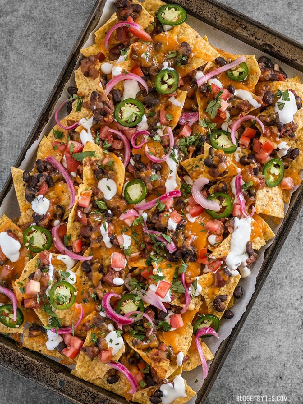 Spicy Baked Nachos