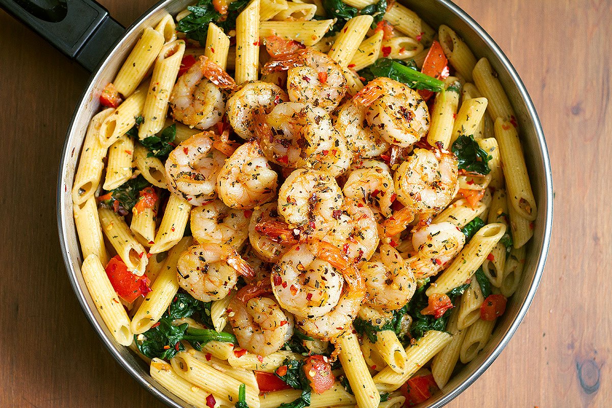 Lemon Pepper Shrimp Scampi