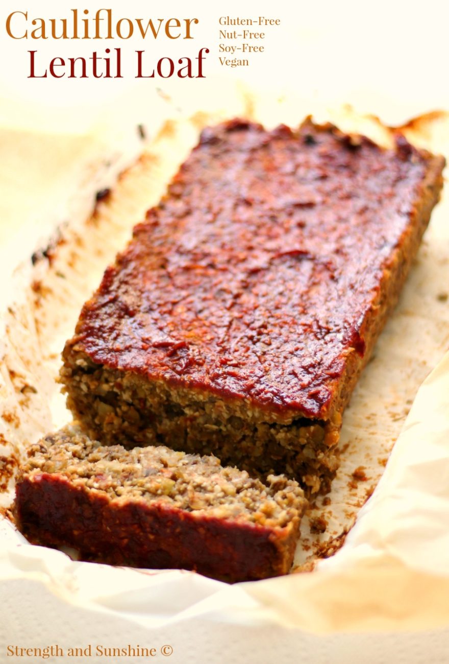 Cauliflower Lentil Loaf