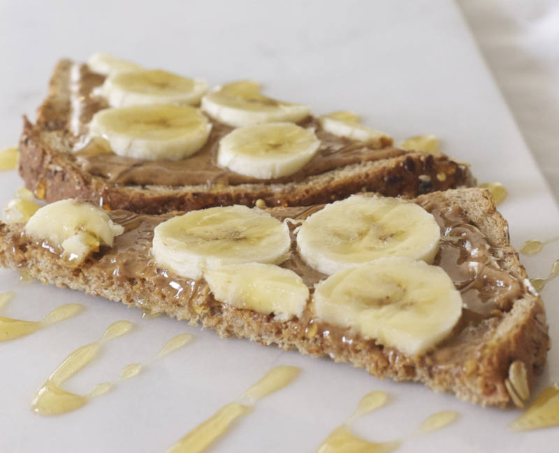 Toast with Almond Butter & Banana