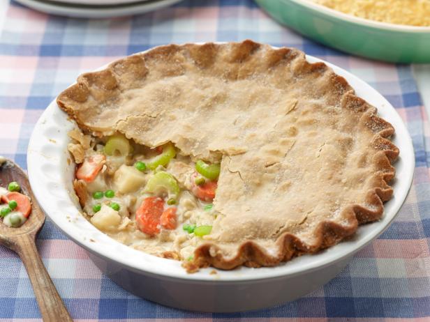 Vegetable Pot Pie with Side Salad